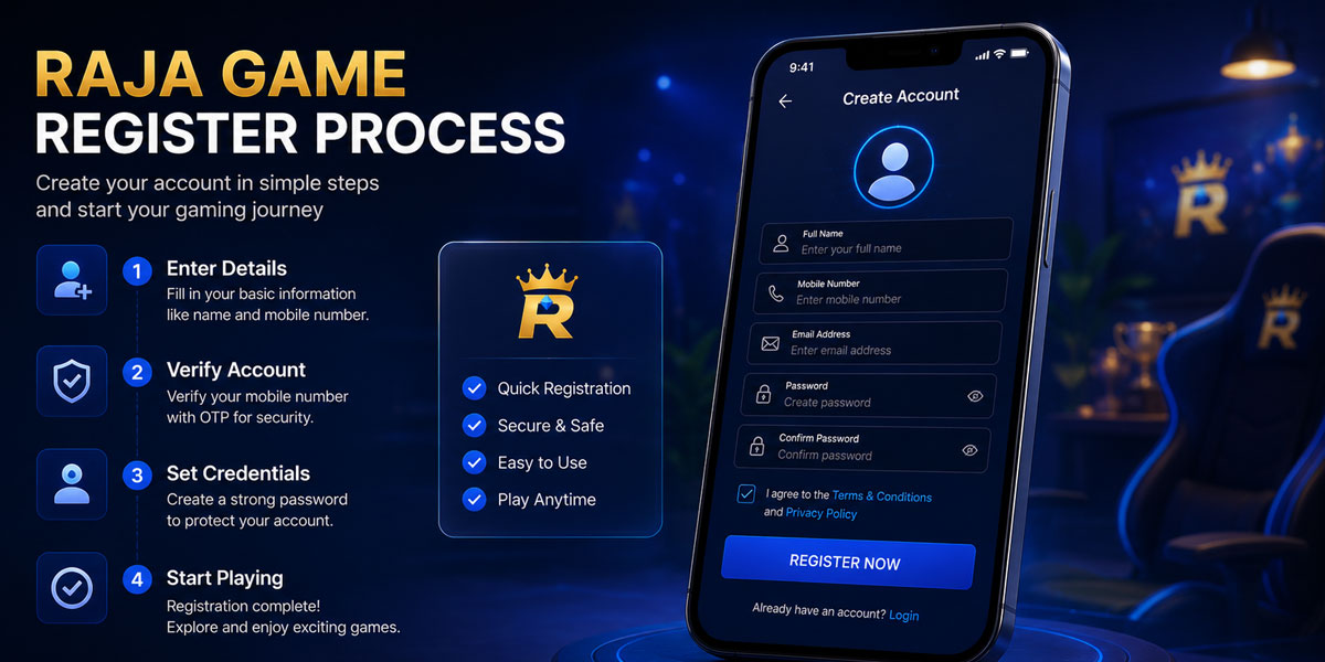 Raja Game Registration Process